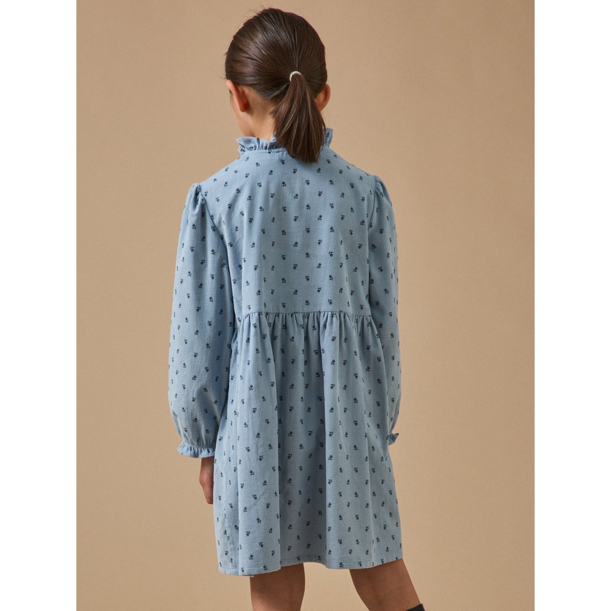 Robe imprimée en velours imprimé klein, CYRILLUS