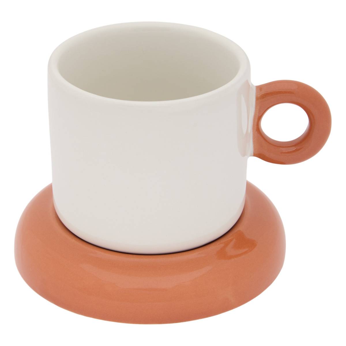 Coffret de 4 tasses en grès HOMY multicolore, ATMOSPHERA