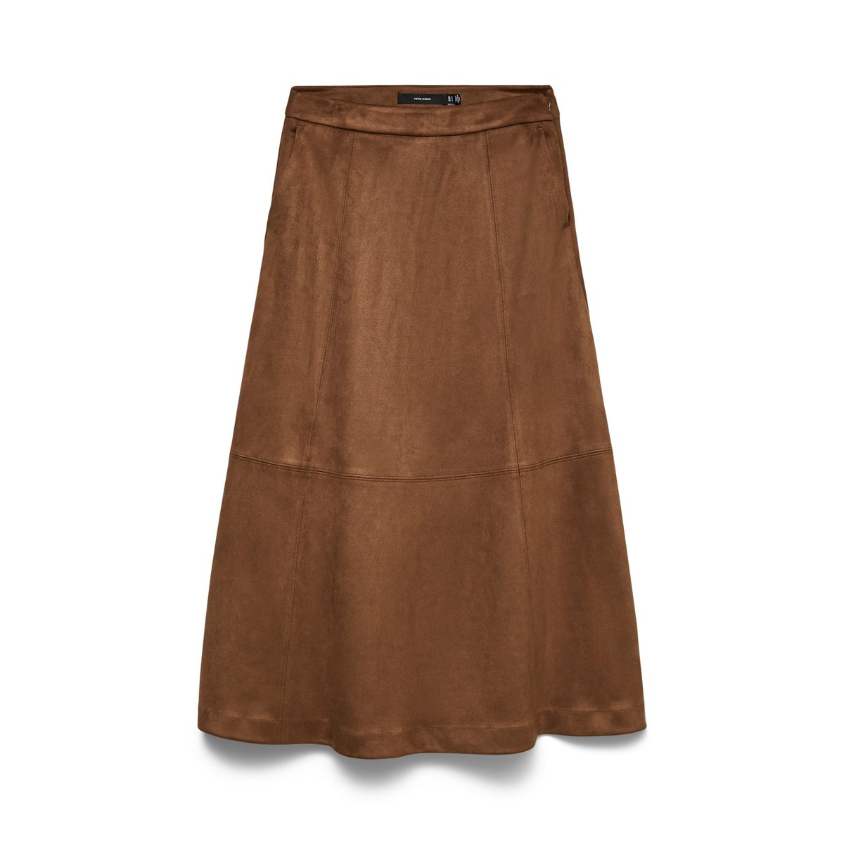 Jupe Trapèze marron - cocoa brown, VERO MODA