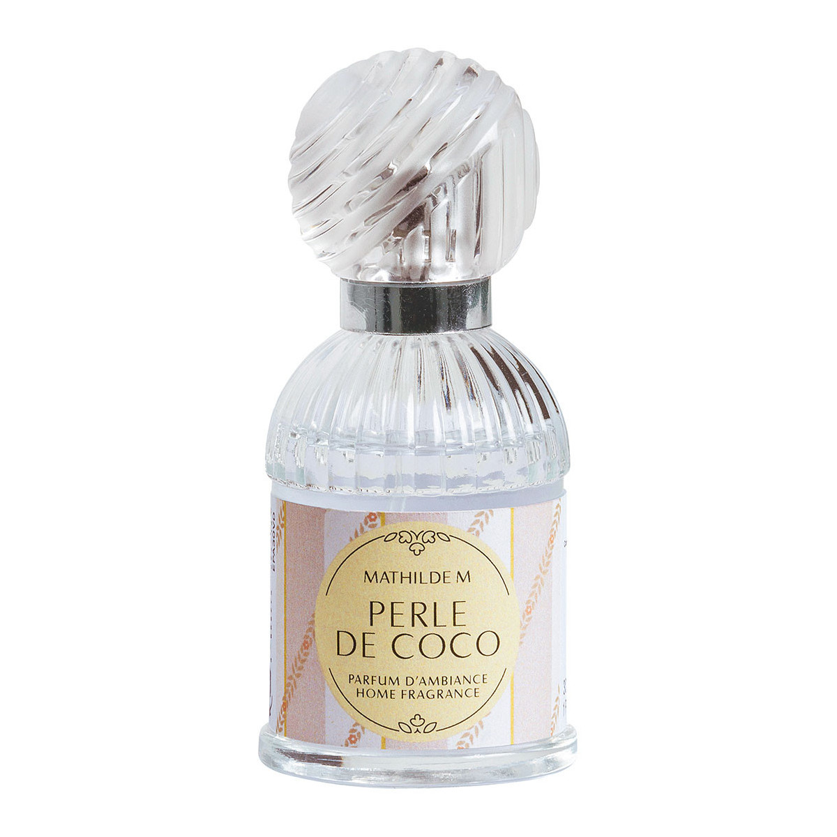 Cabas parfum d'ambiance 30 ml décors parfumés rose, MATHILDE M