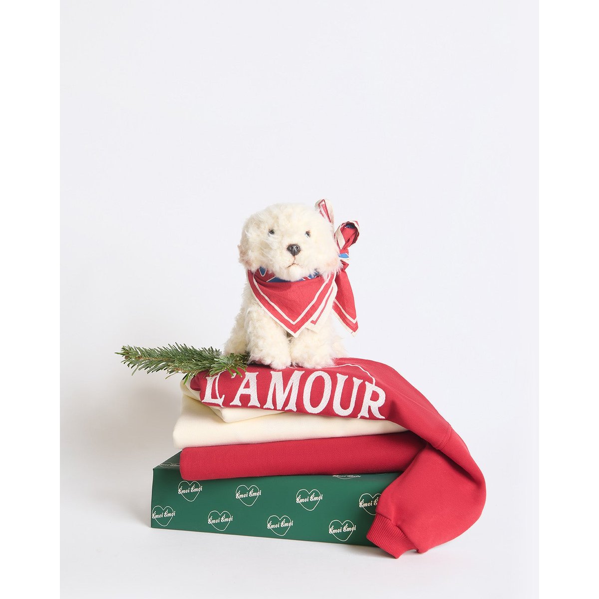 Bandana L'amour est déclaré rouge, EMOI EMOI