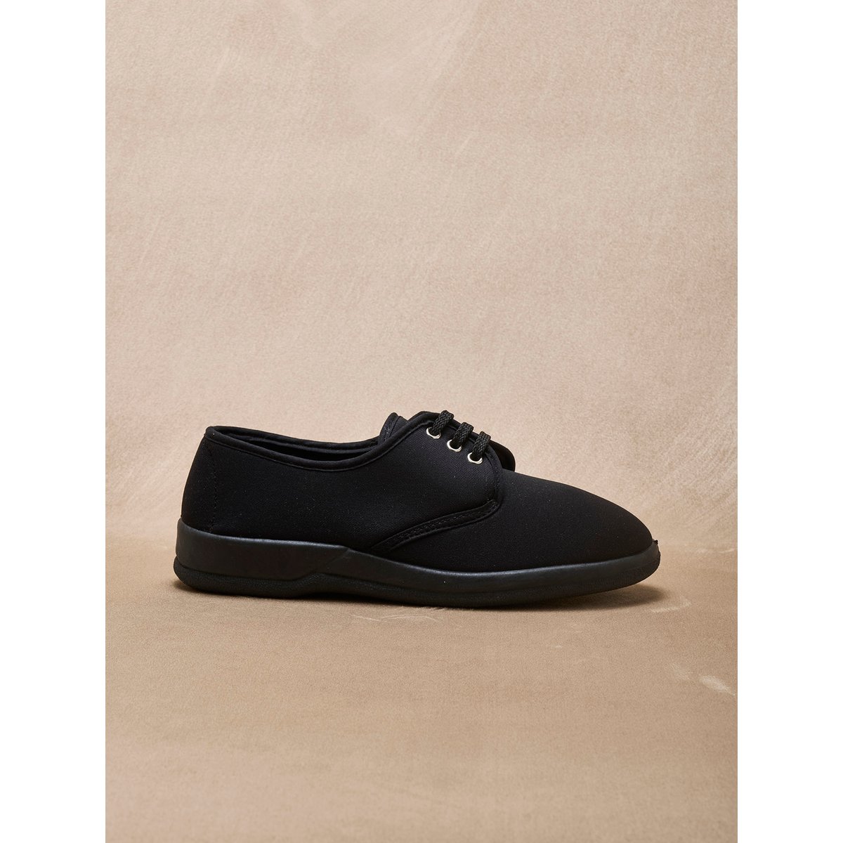 Derbies femme maille extensible noir, PEDICONFORT