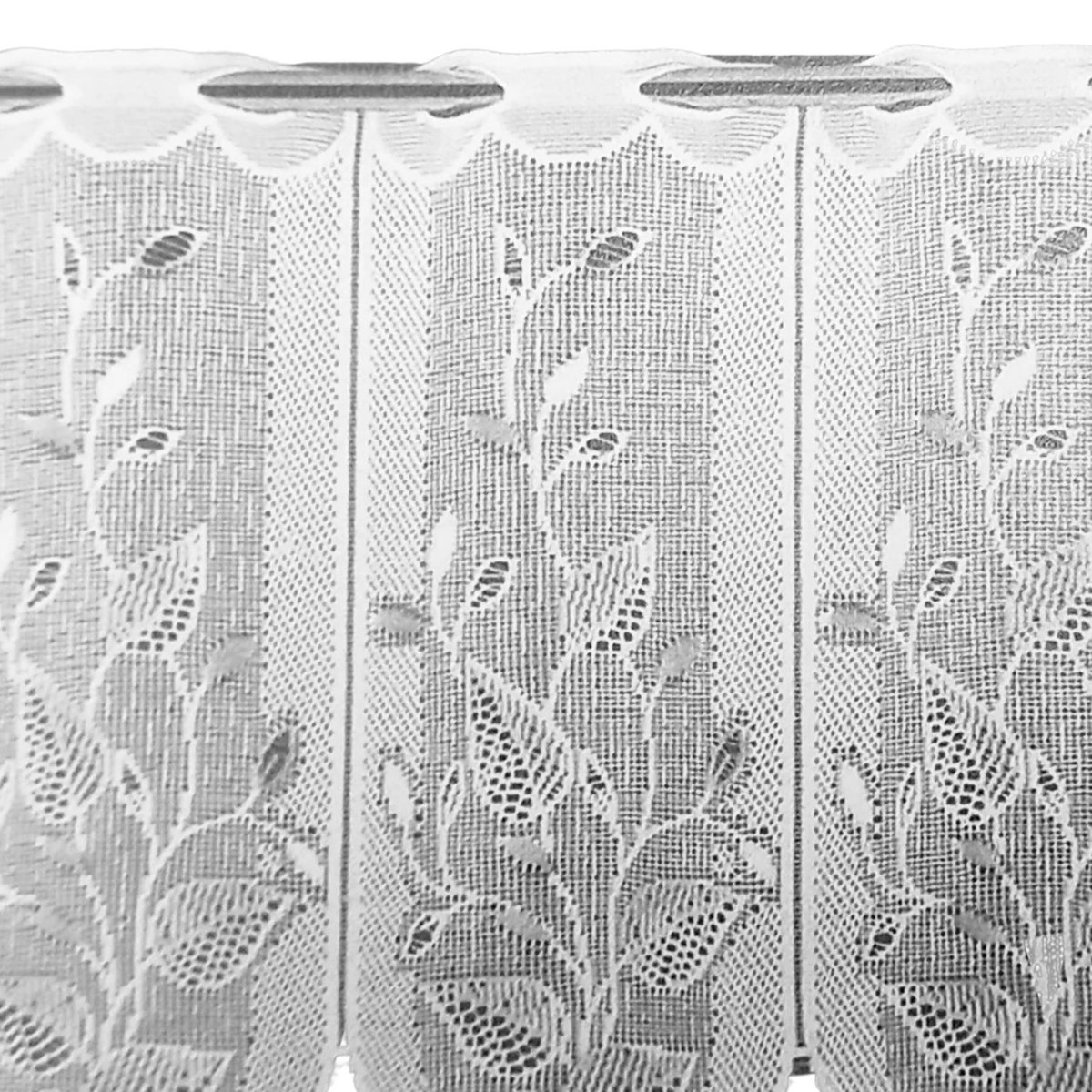 Brise bise à feuillages blanc, HOME MAISON