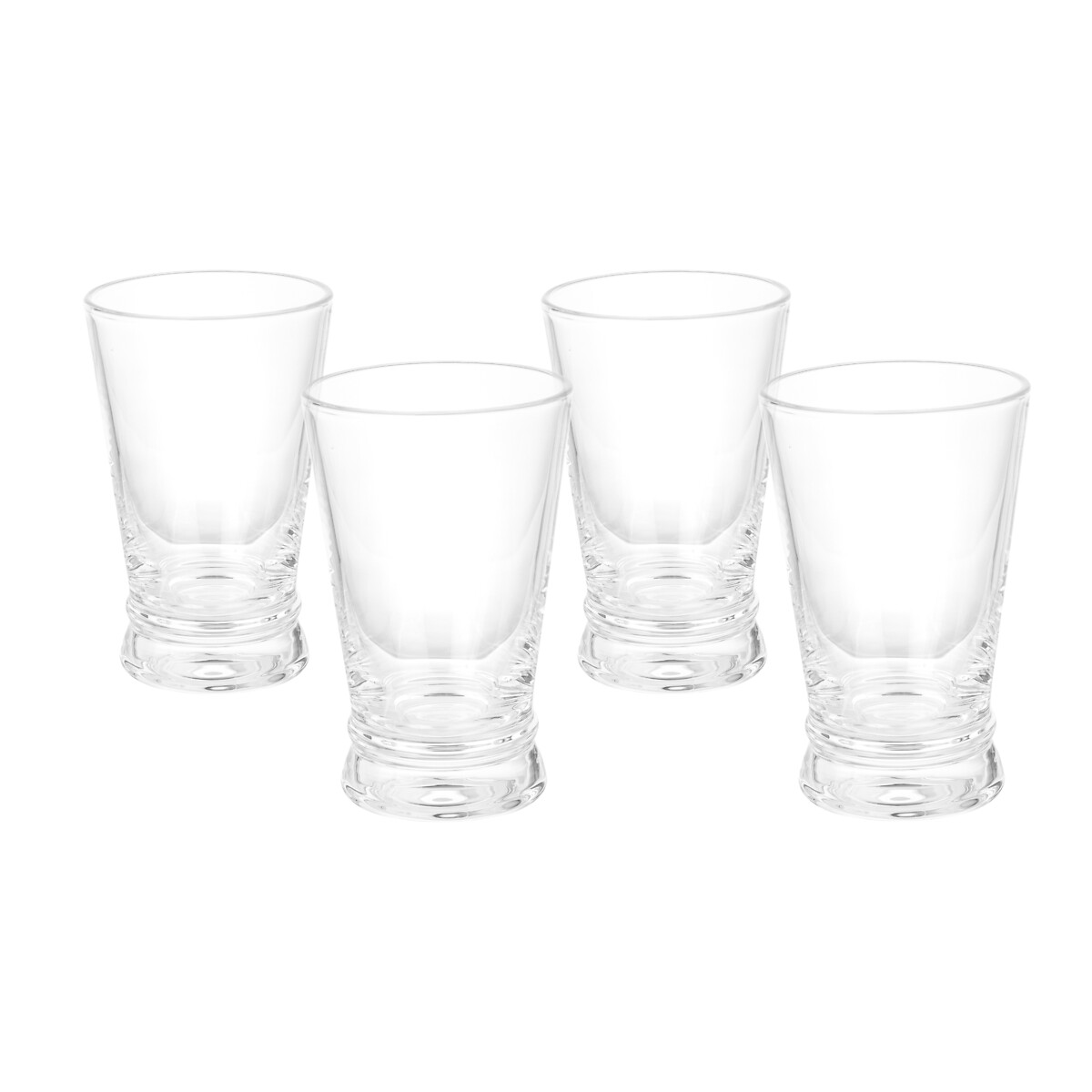 Set of 4 Signature Shot Glasses transparent, MARY BERRY
