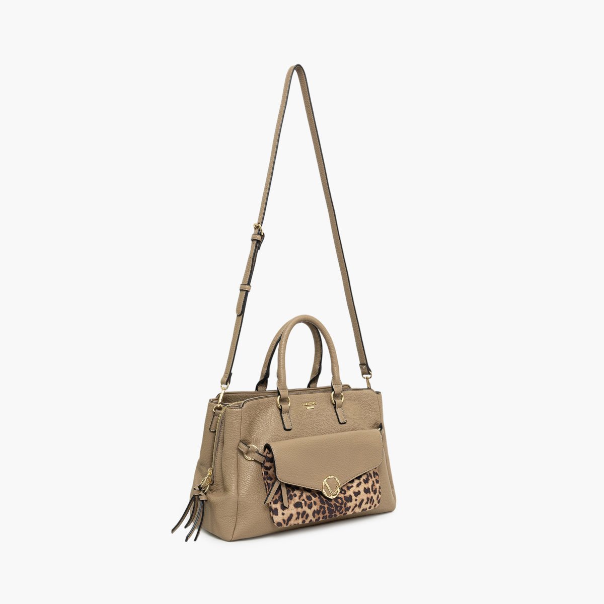 Grand sac shopper Tim doré,taupe, LOLLIPOPS