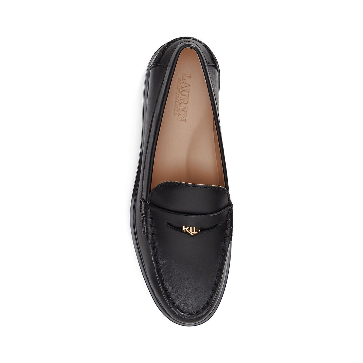 Mocassins en cuir, MARLI noir, LAUREN RALPH LAUREN