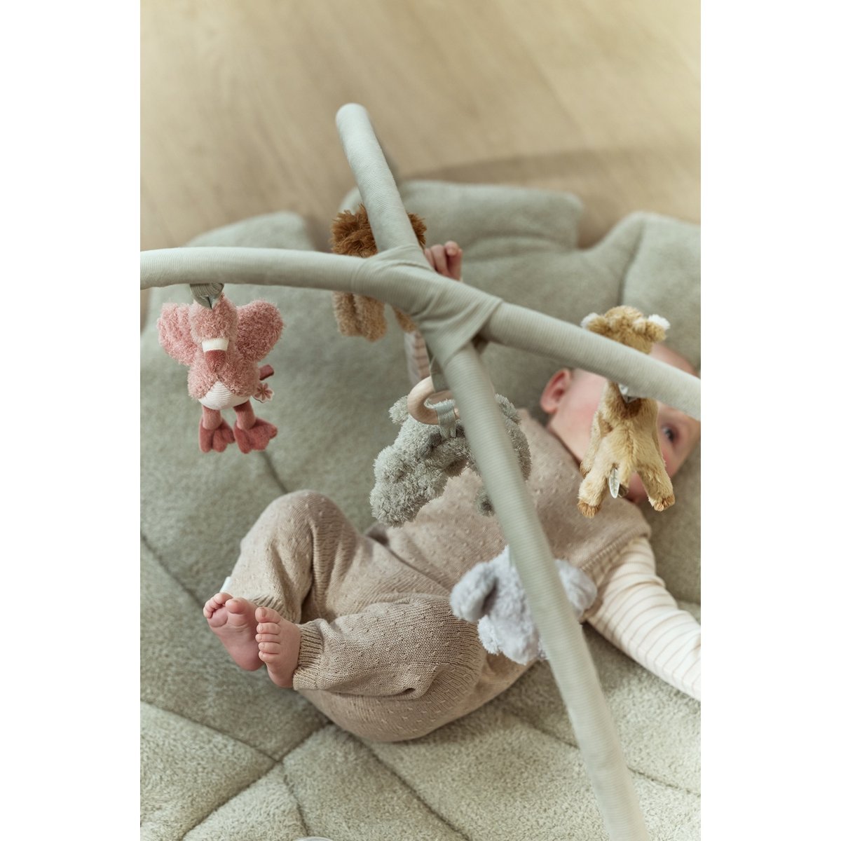 Tapis d'activités avec arches vert, multicolore, LITTLE DUTCH