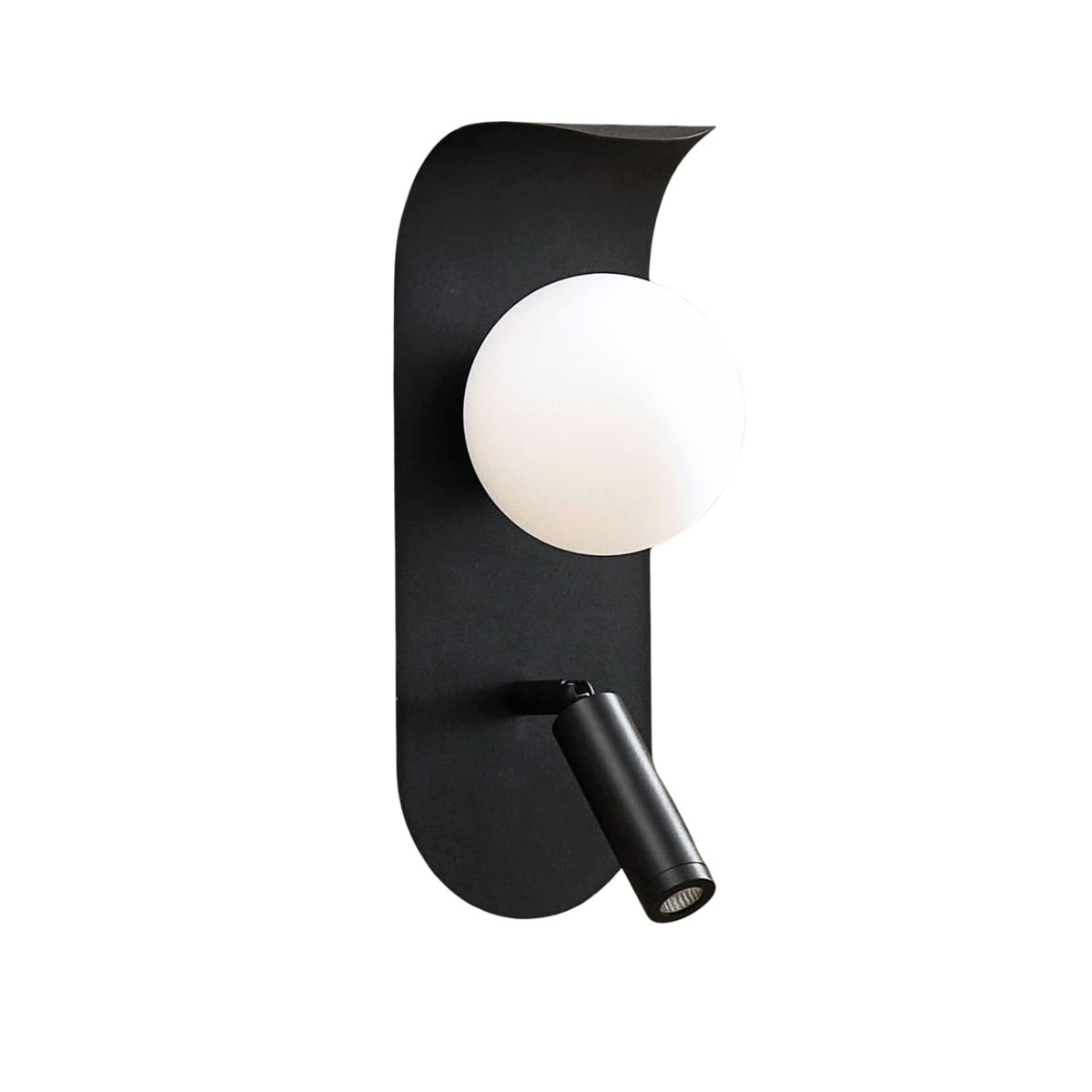 Applique liseuse double fonction - MATALIA noir et blanc, KOSILUM
