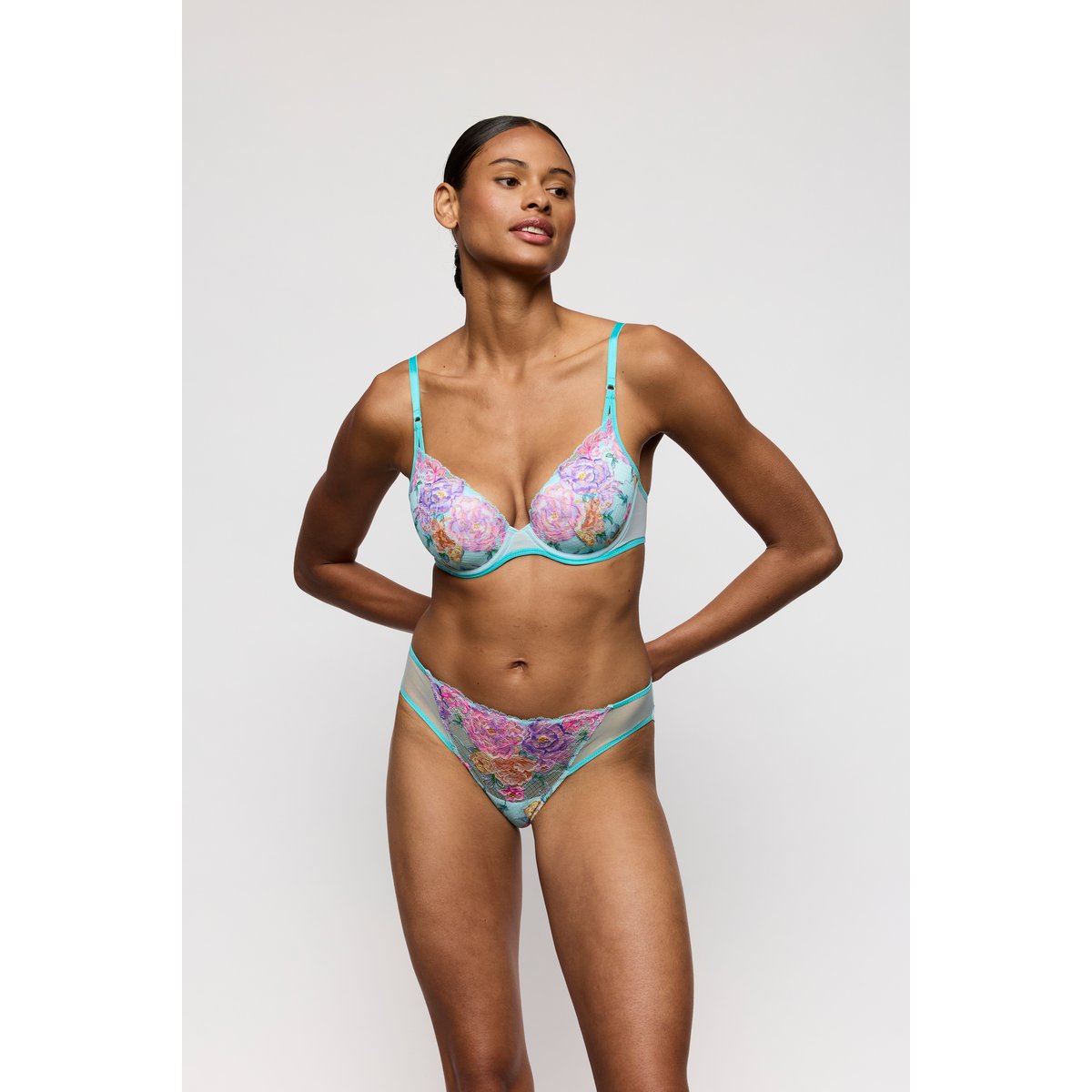 Slip brésilien LISBETH multi - clearwater, MARIE JO