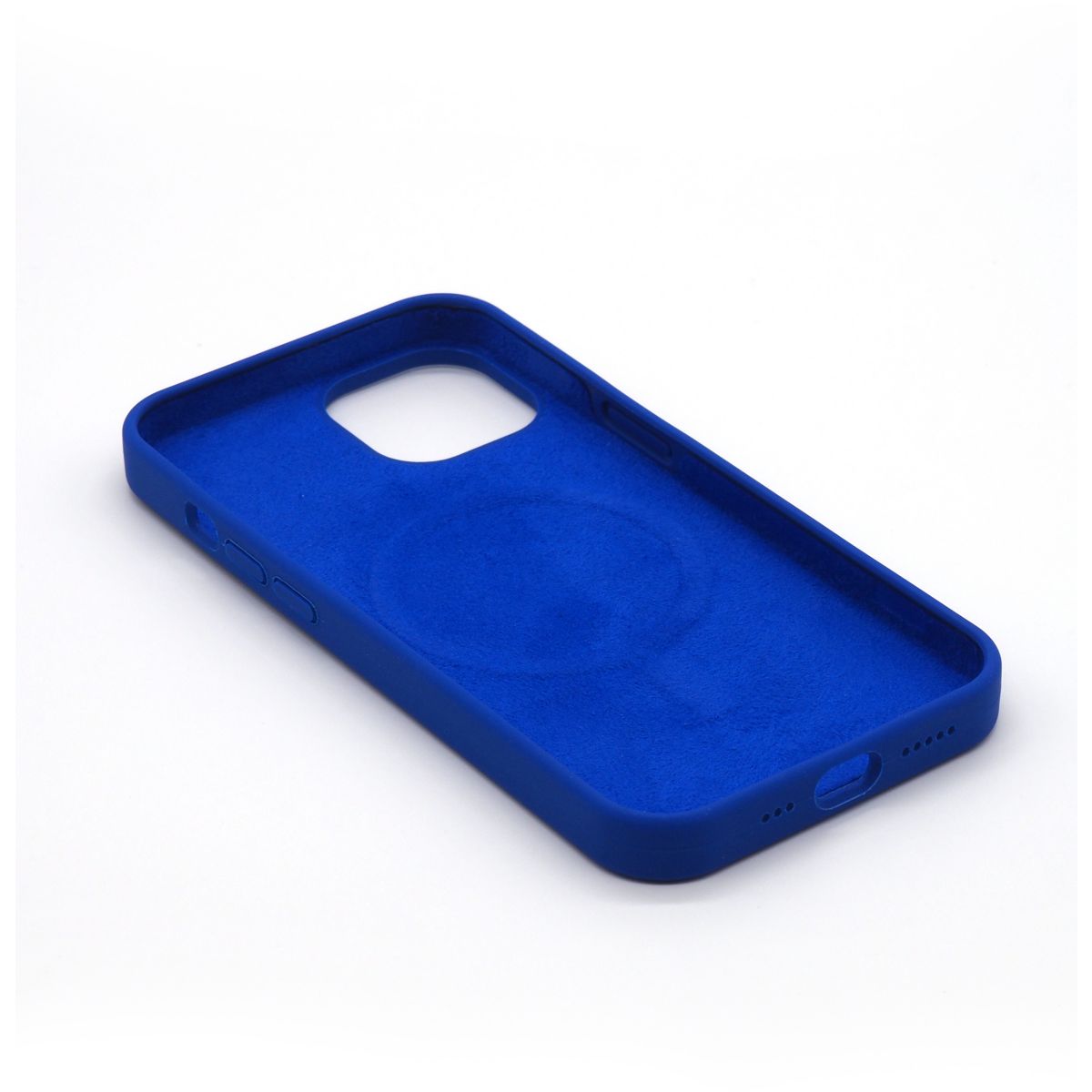 Coque iPhone 15 Plus Magsafe Bleu Majorelle couleur unique, CASYX