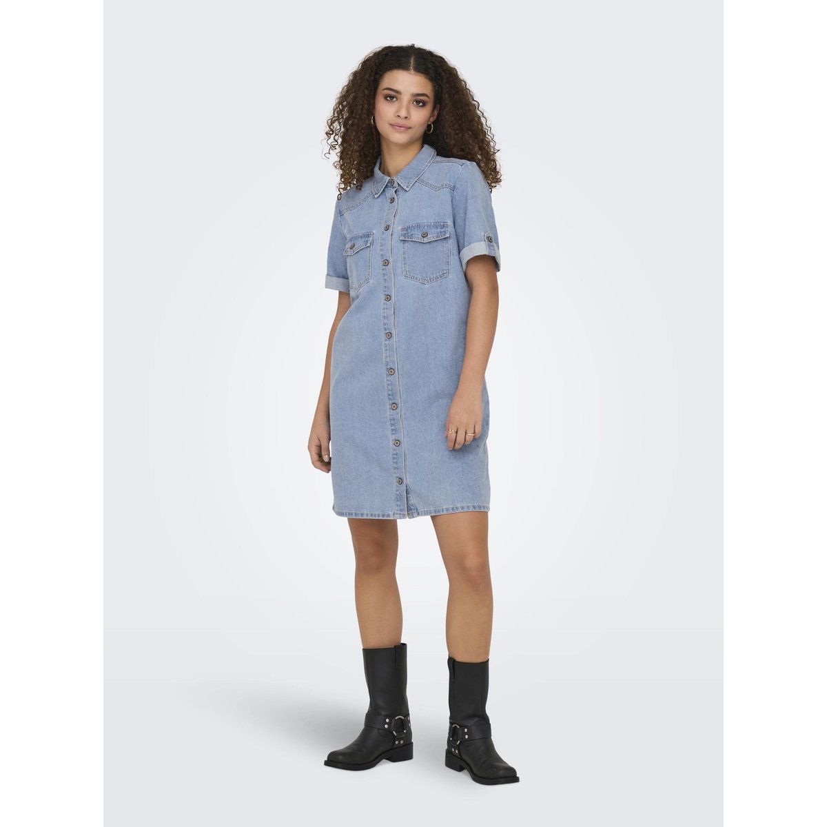 Robe En Denim light blue denim, ONLY