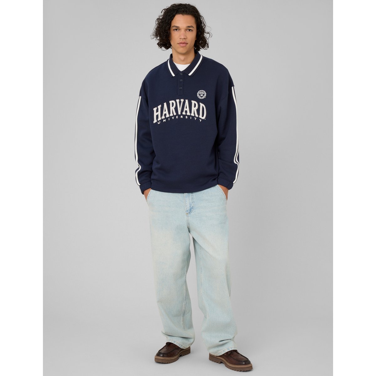 Sweat licence harvard bleu foncé, BZB