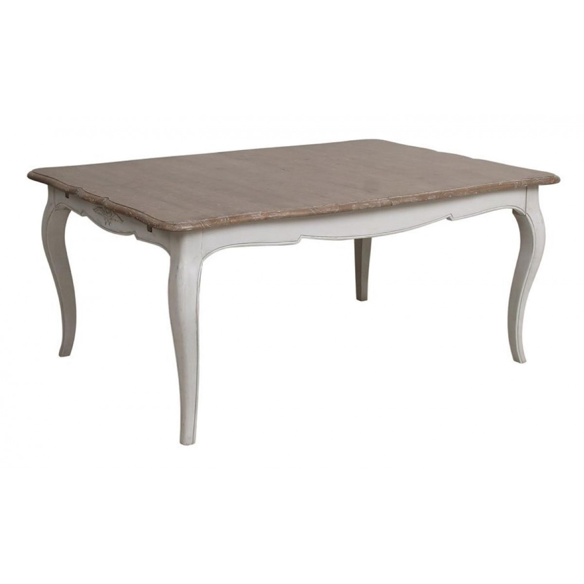 Table rectangulaire extensible - CHÂTEAU blanc, INTERIOR'S