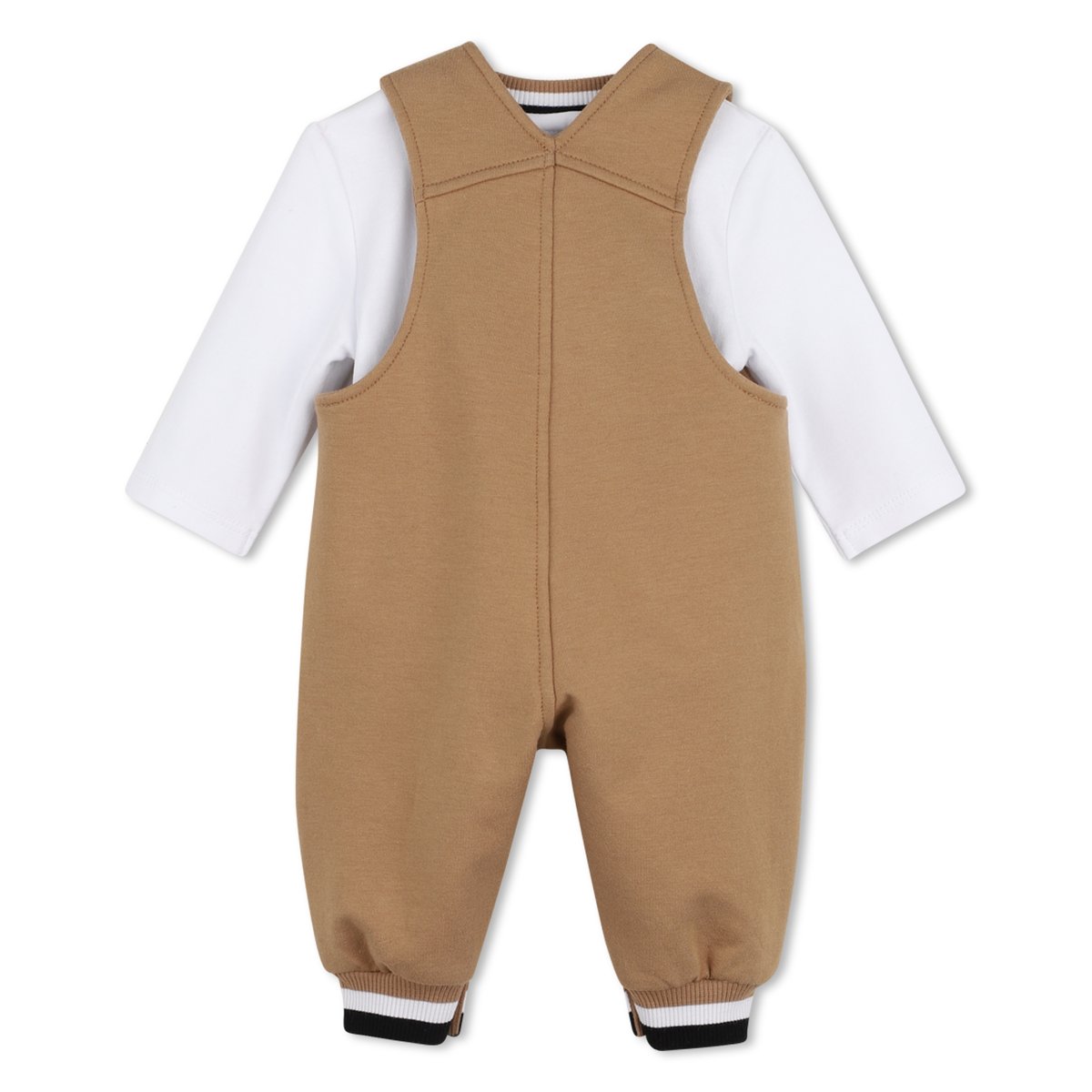 Ensemble salopette et tee-shirt cookie, BOSS KIDSWEAR