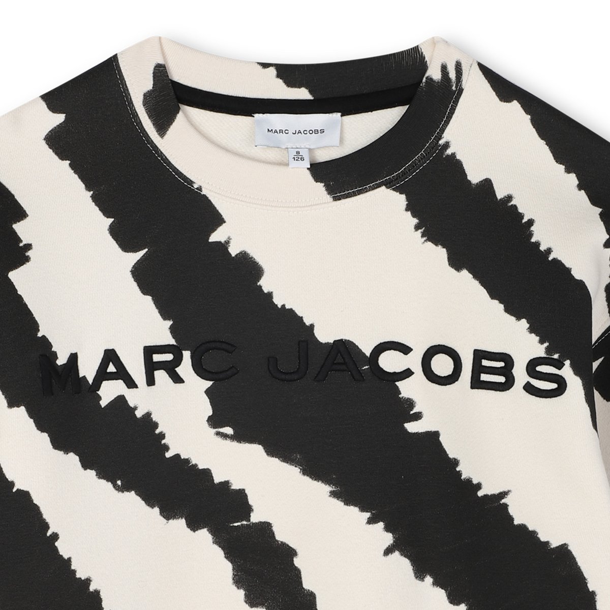 Sweat en polaire de coton black, MARC JACOBS