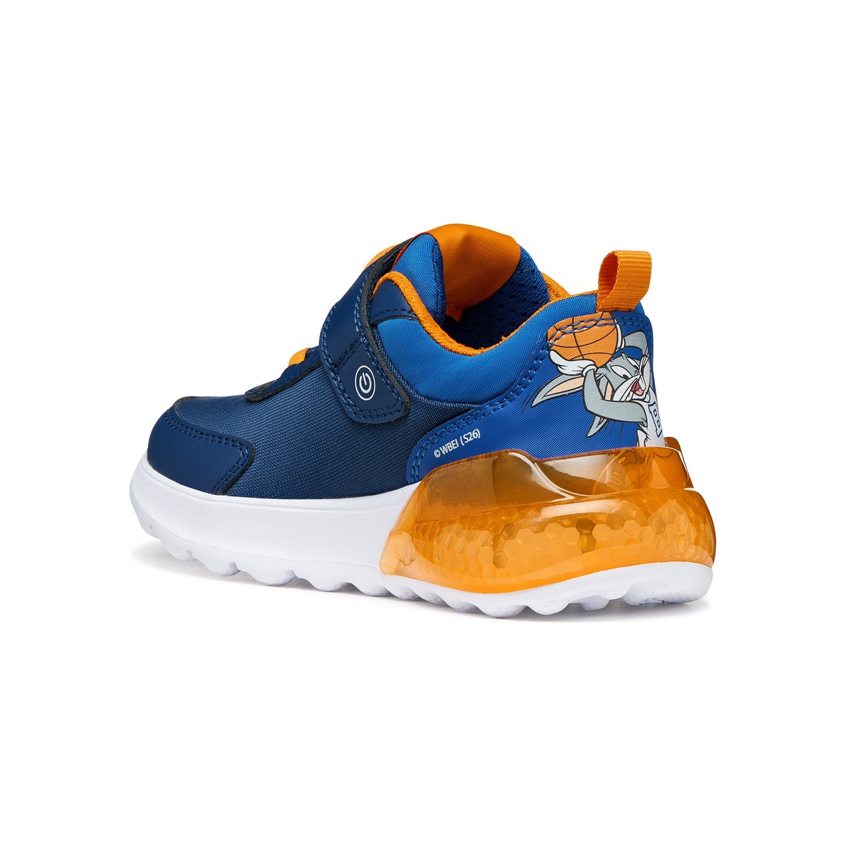 Looney Tunes  J ACTIVART ILLUMINUS bleu marine/orange, GEOX