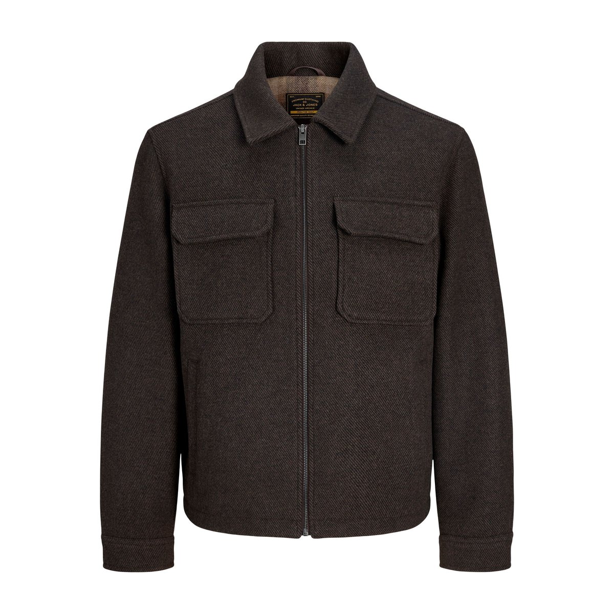 Manteau En Laine chocolate brown, JACK & JONES