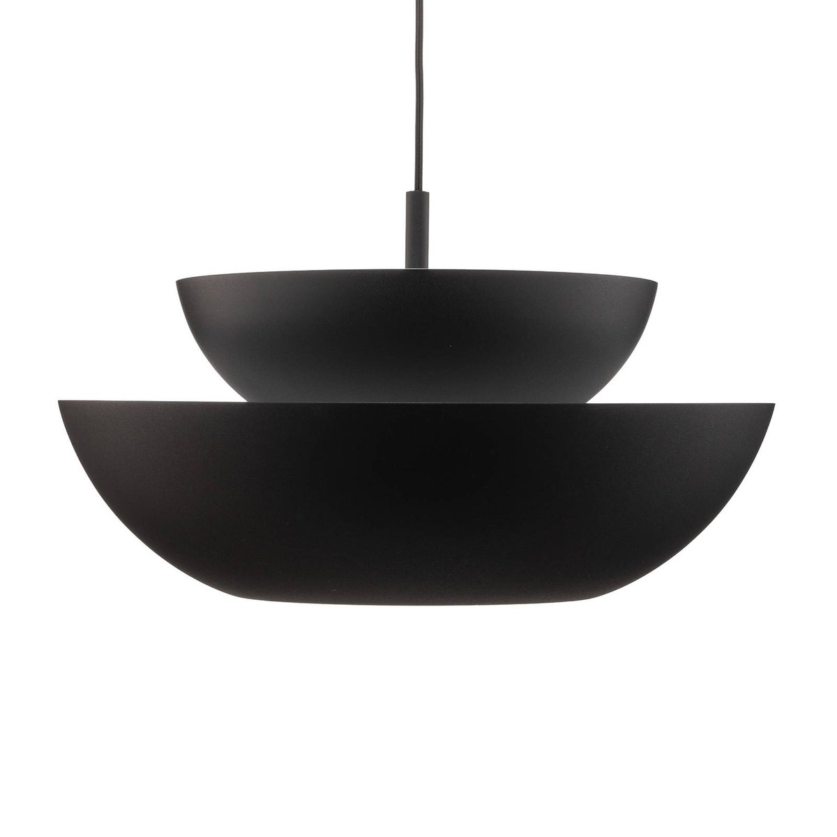 Suspension en métal design, Kellina noir, LUCANDE