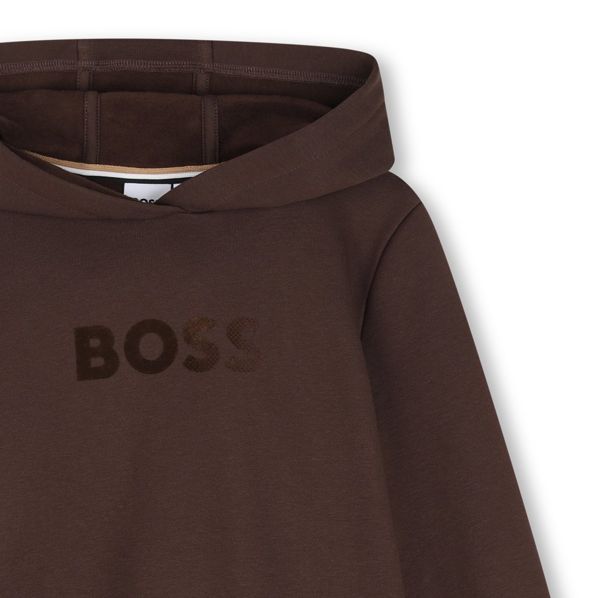 Sweat à capuche tourbe, BOSS KIDSWEAR