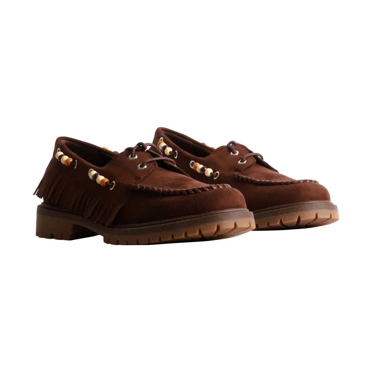 Mocassin à Lacets marron, LE TEMPS DES CERISES