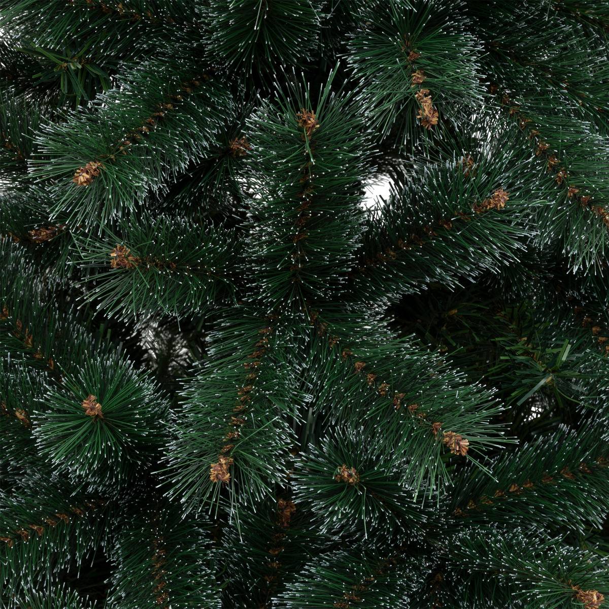 Sapin artificiel givré Windy Peak H150 cm vert, FEERIC LIGHTS & CHRISTMAS