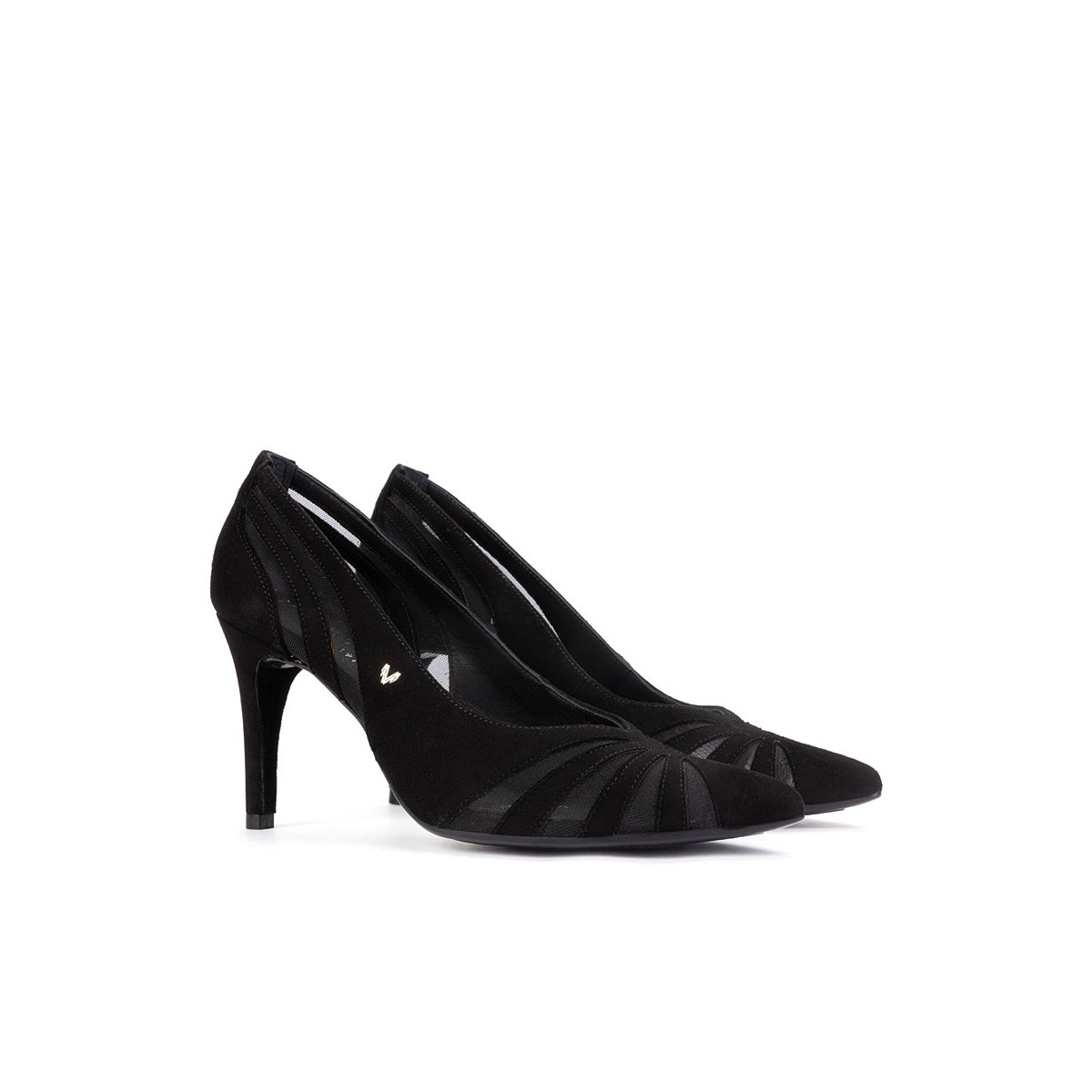 Chaussures à talon cuir Thelma black, MARTINELLI