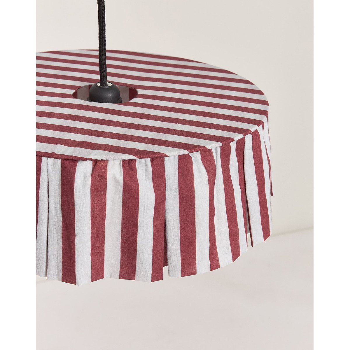 Abat-jour pour suspension VIBES maroon stripes, NOBODINOZ