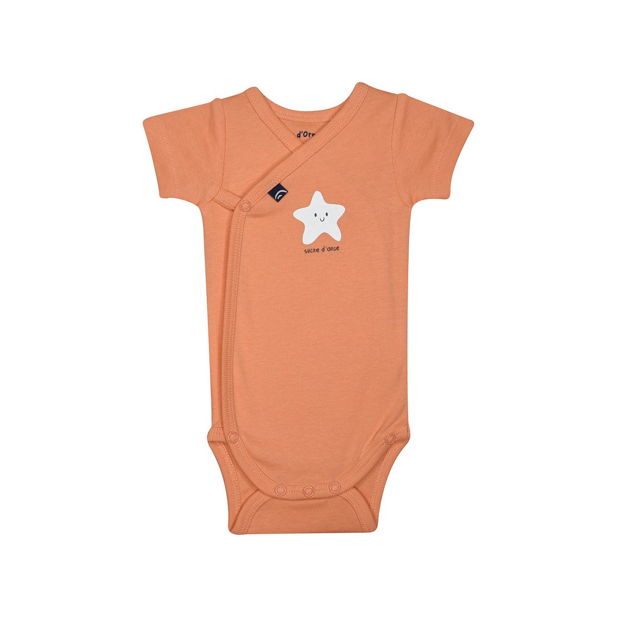 Lot de 2 bodies laiba ouverture devant naissance orange, SUCRE D'ORGE
