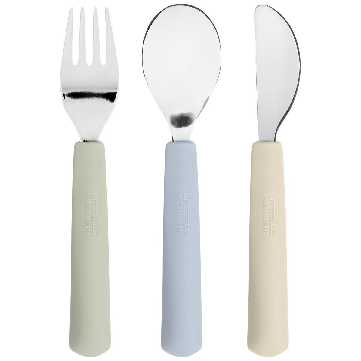 Couverts vert, bleu, beige, LASSIG