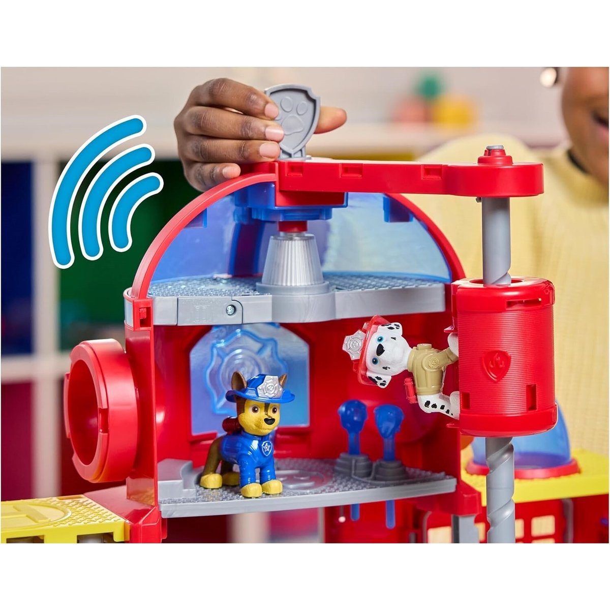 PAW Patrol - Pat Patrouille - Caserne de pompiers Fire Rescue multicolore, SPIN MASTER