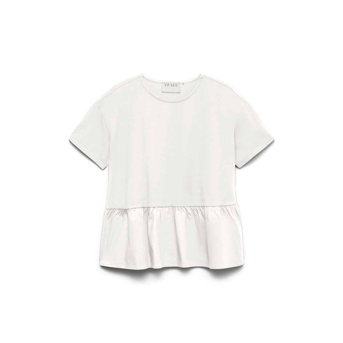 Top Peplum snow white, VERO MODA
