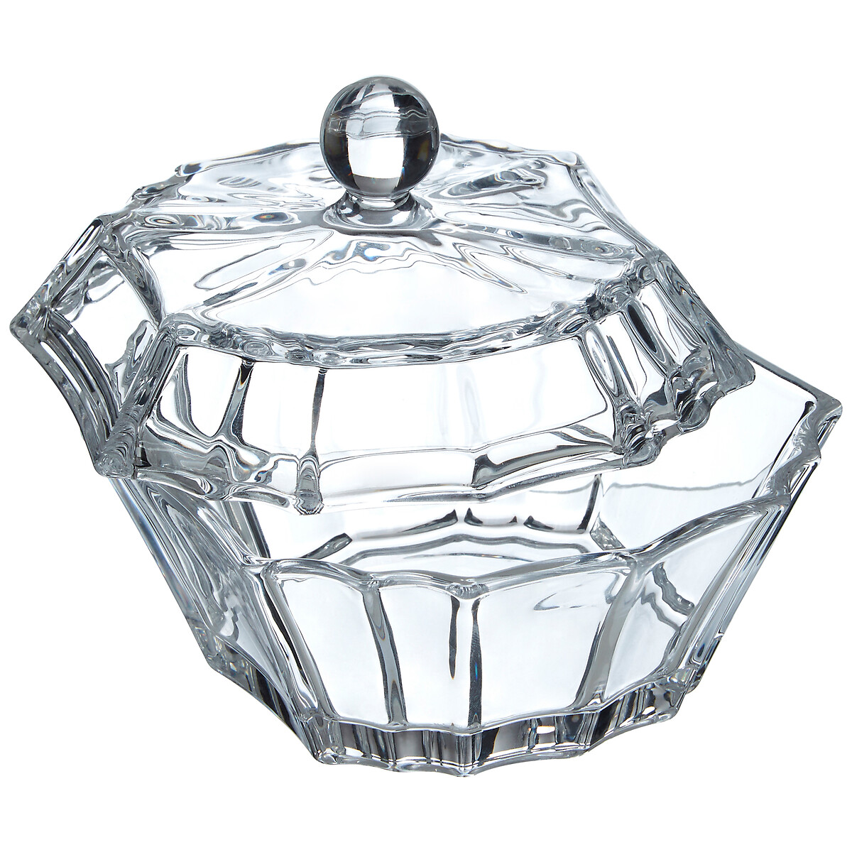 Louvre Glass Storage Jar  transparent, SO'HOME