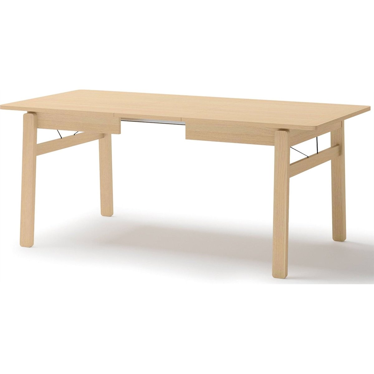Table extensible rectangulaire collection PLOT chêne clair, RECOLLECTION