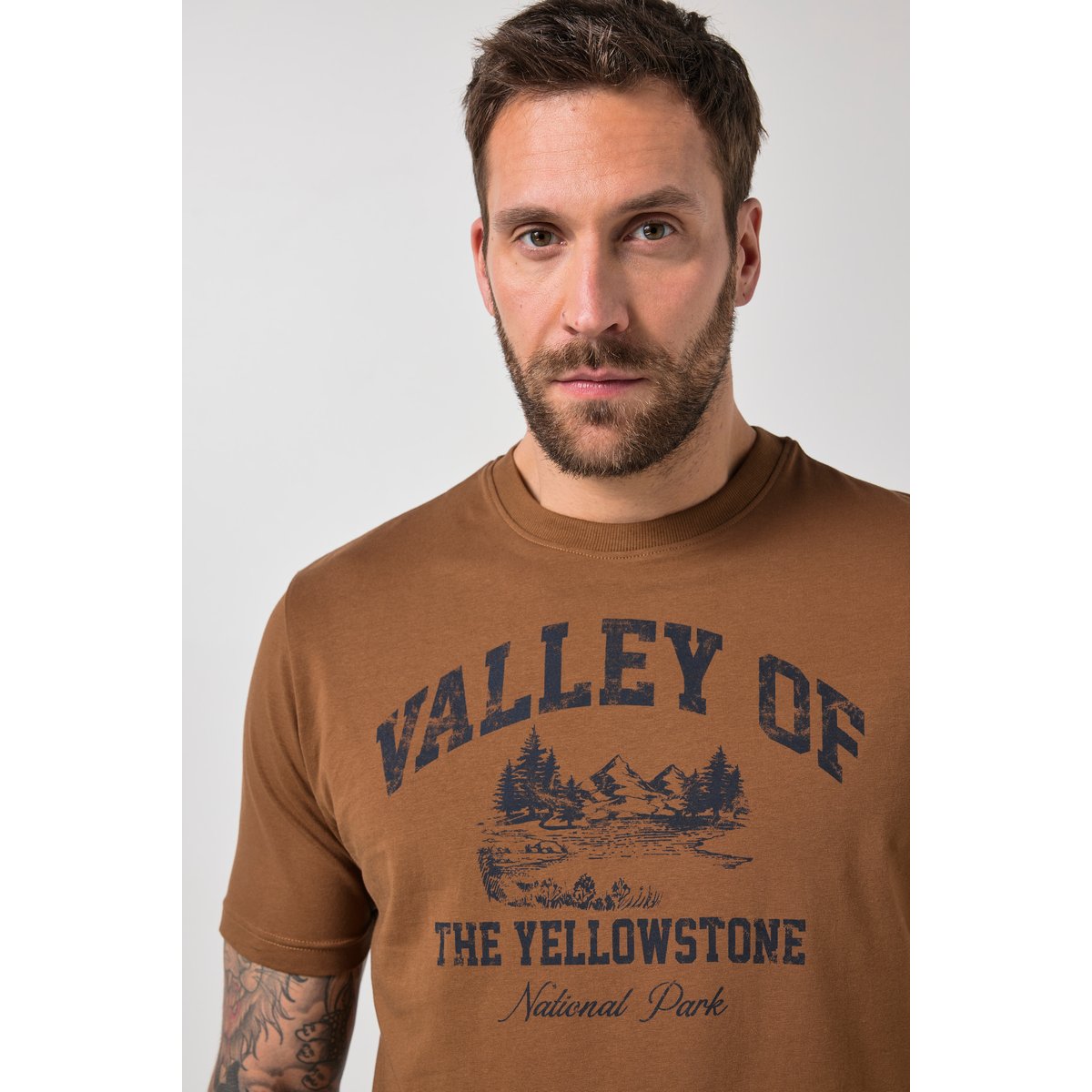 T-shirt FLEXNAMIC® marron cacao, JP1880