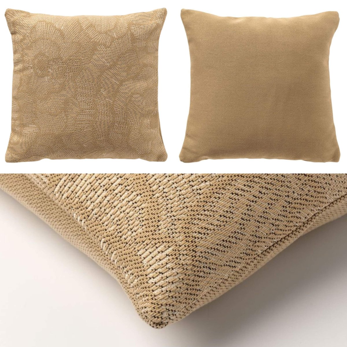 Coussins Natural Plains (Lot de 3) vert, DUTCH DECOR