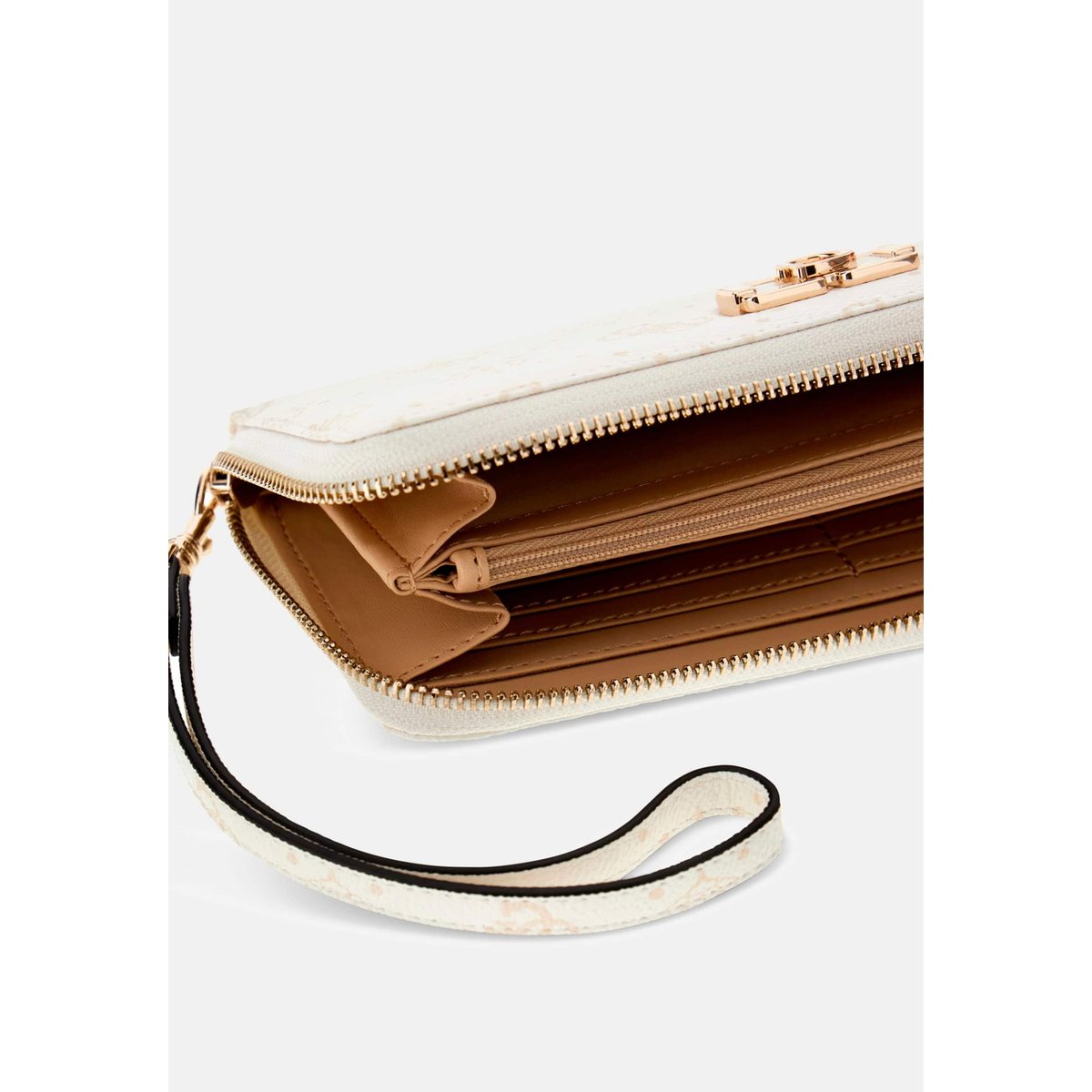 Emelie Logo Portefeuille blanc, GUESS