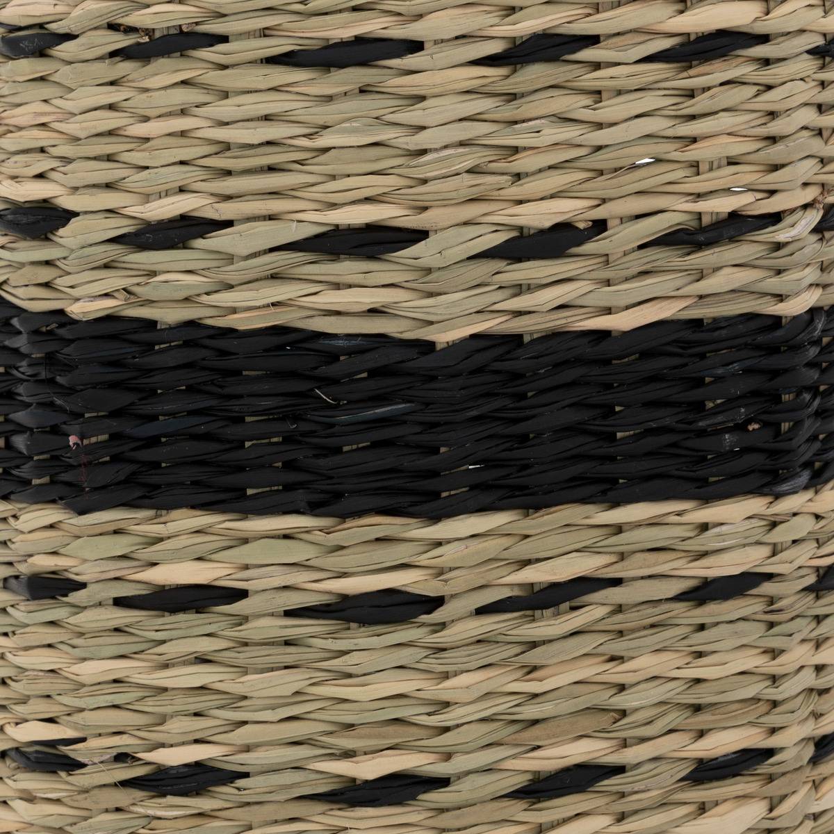 Vase tressé en paille LUMIERE D’HIVER beige, ATMOSPHERA