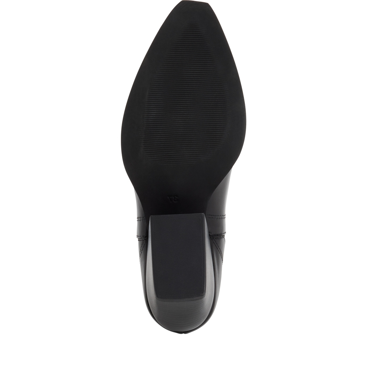 Bottine Chelsea en cuir noir cuir, TAMARIS