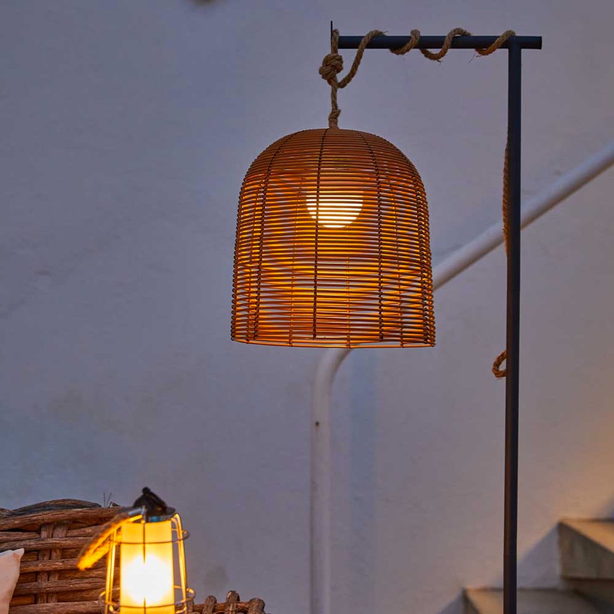 Pied support de lampe HOLD ME gris, LUMISKY