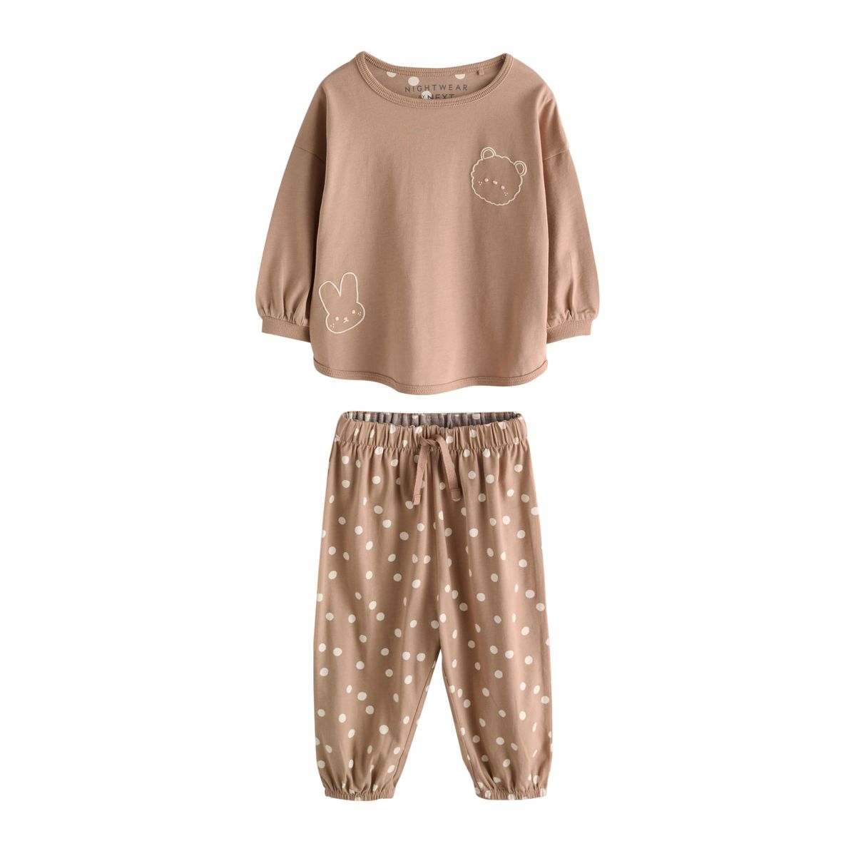 Pyjama style jogging, lot de 3 rose/gris, NEXT