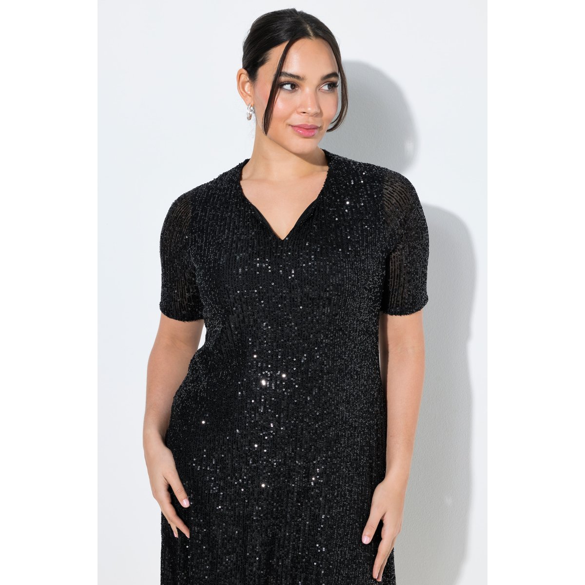 Robe à paillettes noir, ULLA POPKEN