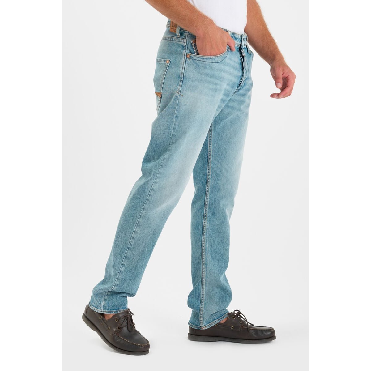 Jeans loose, large 800/60 loose , longueur 34 blue, LE TEMPS DES CERISES