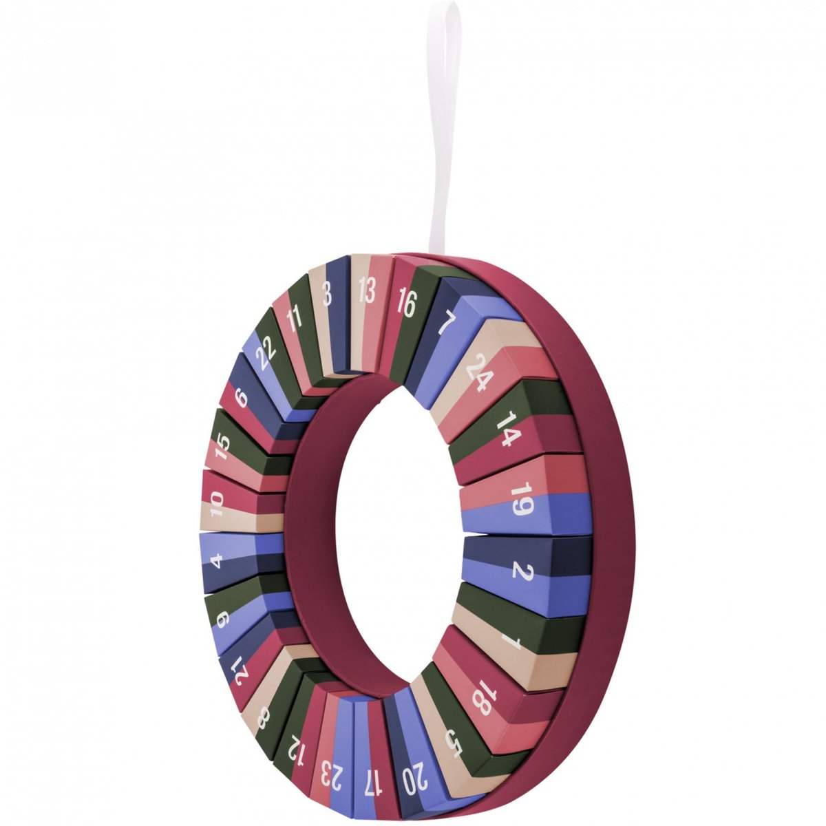 Calendrier Couronne de l'Avent multicolore, REMEMBER