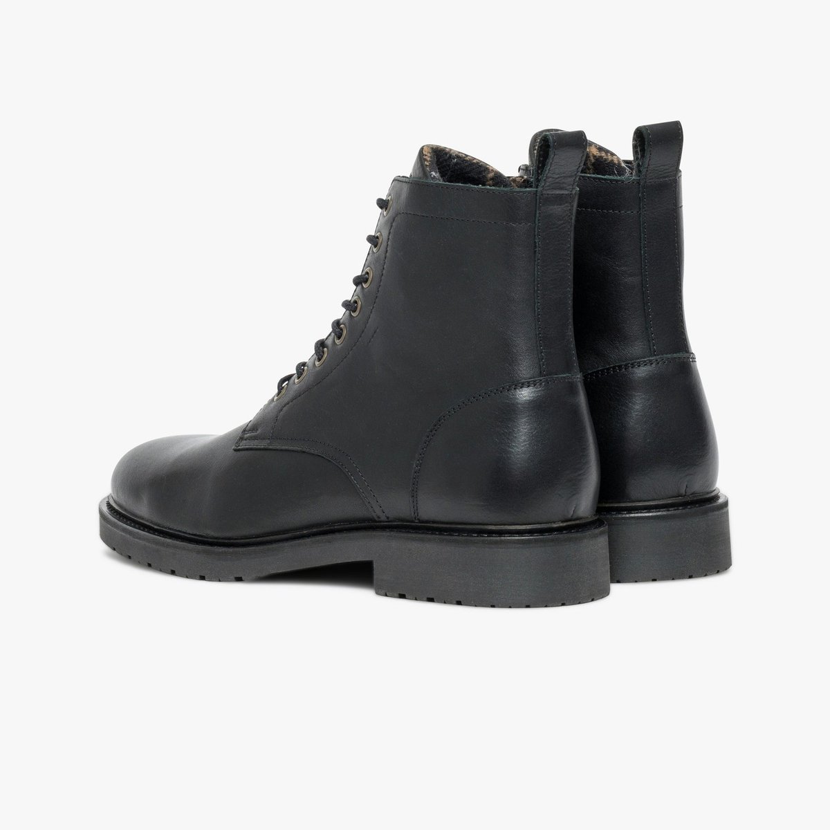 Boots À Talon en cuir SAM noir, BOCAGE