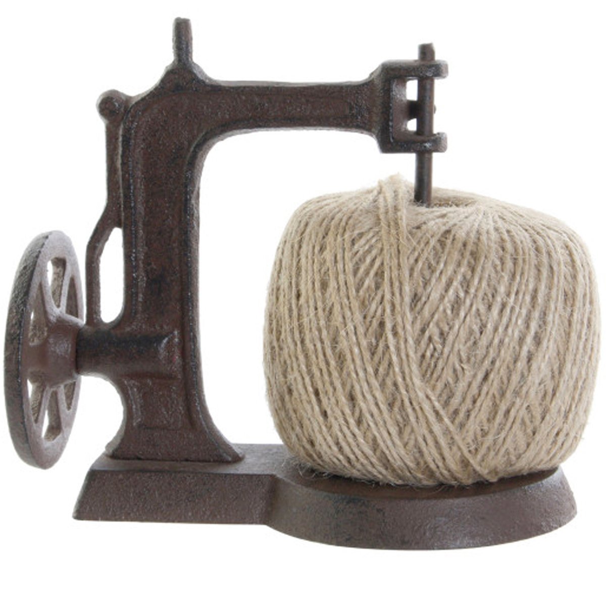 Distributeur de corde en fonte 17x10x15cm marron, WADIGA