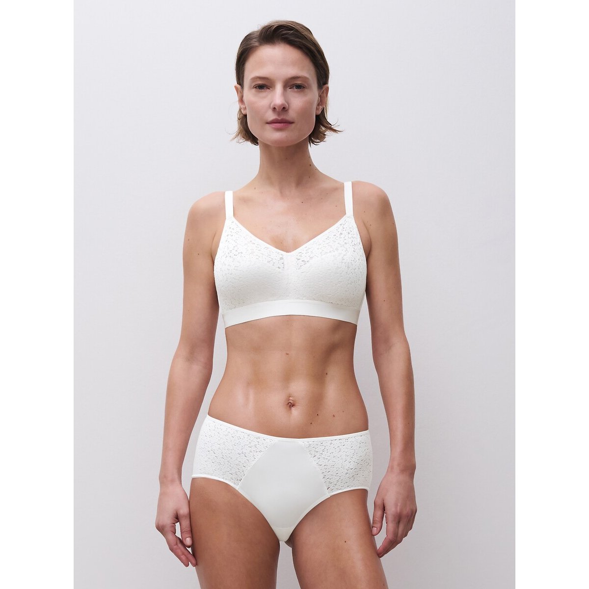 Soutien-gorge sans armature Norah chic blanc, CHANTELLE