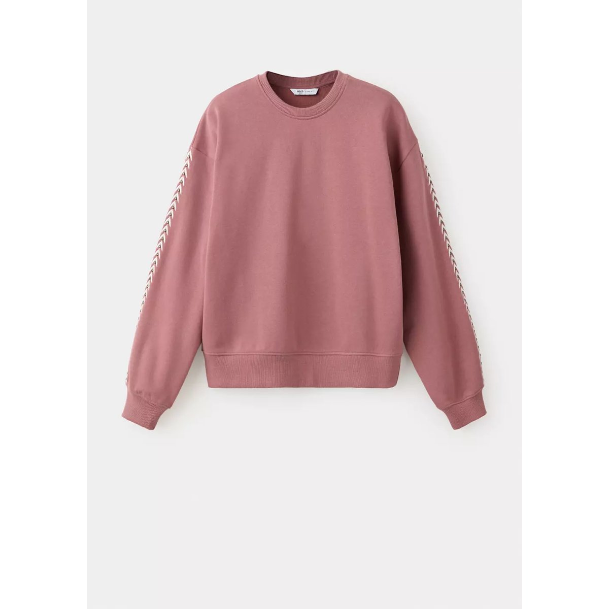 Sweat-shirt clouté rose, MANGO TEEN