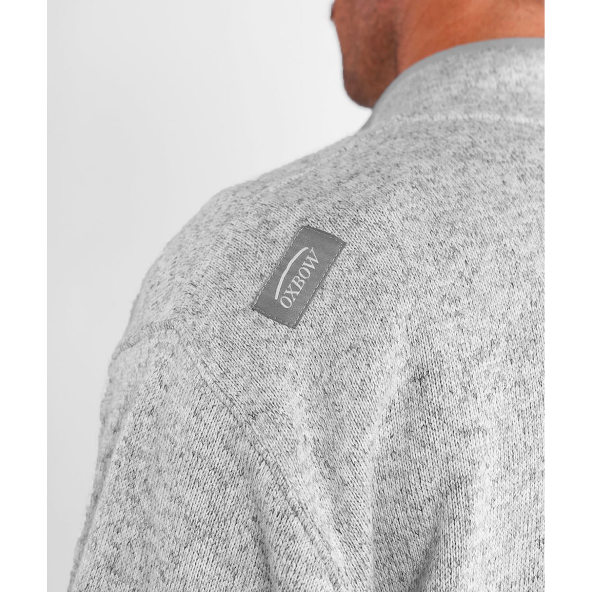Polaire demi-zip ESCAPE gris chine, OXBOW