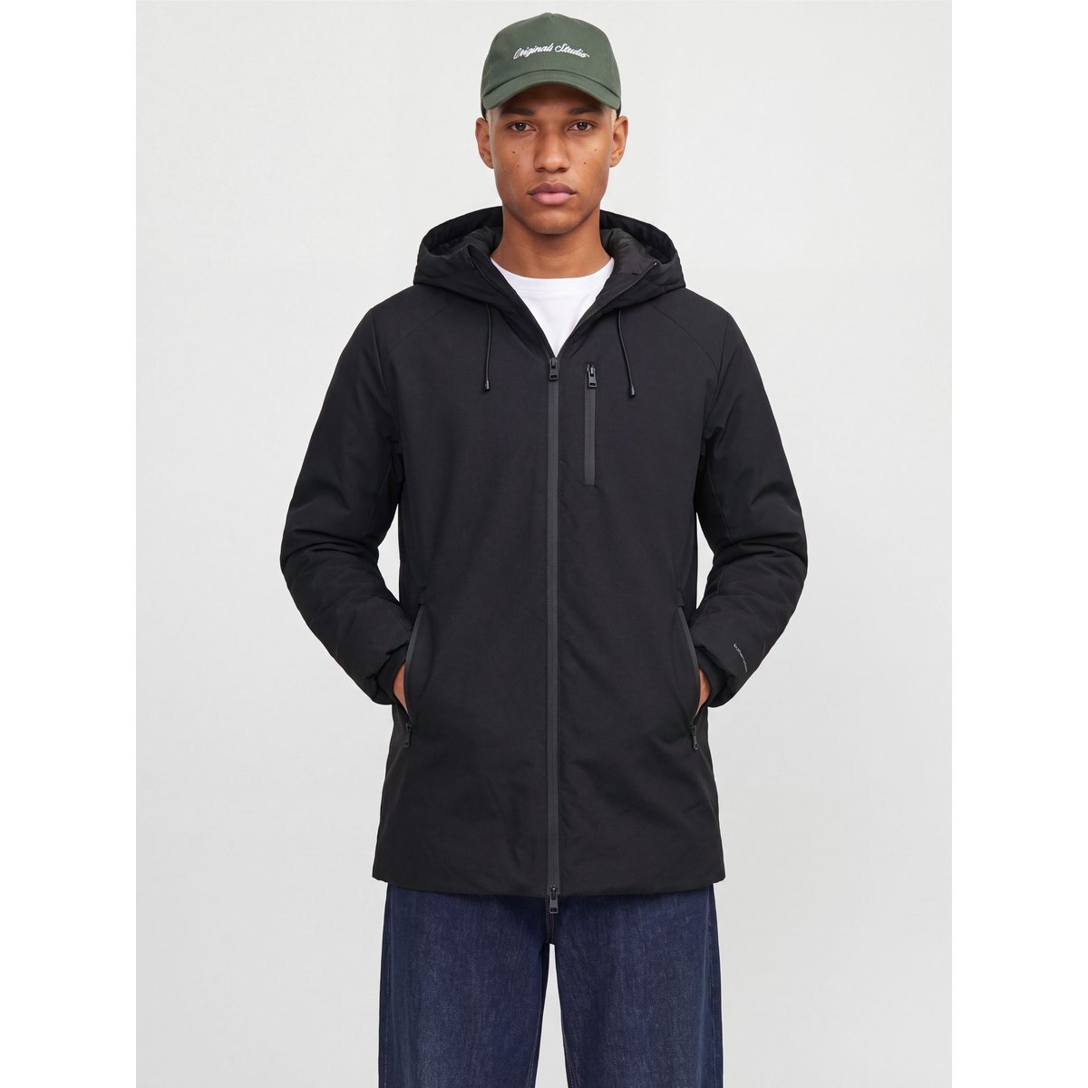 Parka black 1, JACK & JONES