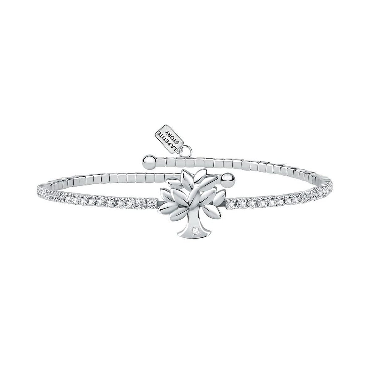 Bracelet LA PETITE STORY en Laiton Blanc argent, LA PETITE STORY
